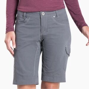 KÜHL SPLASH 11 in Shadow grey size 4 cotton spandex blend vintage patina dye.